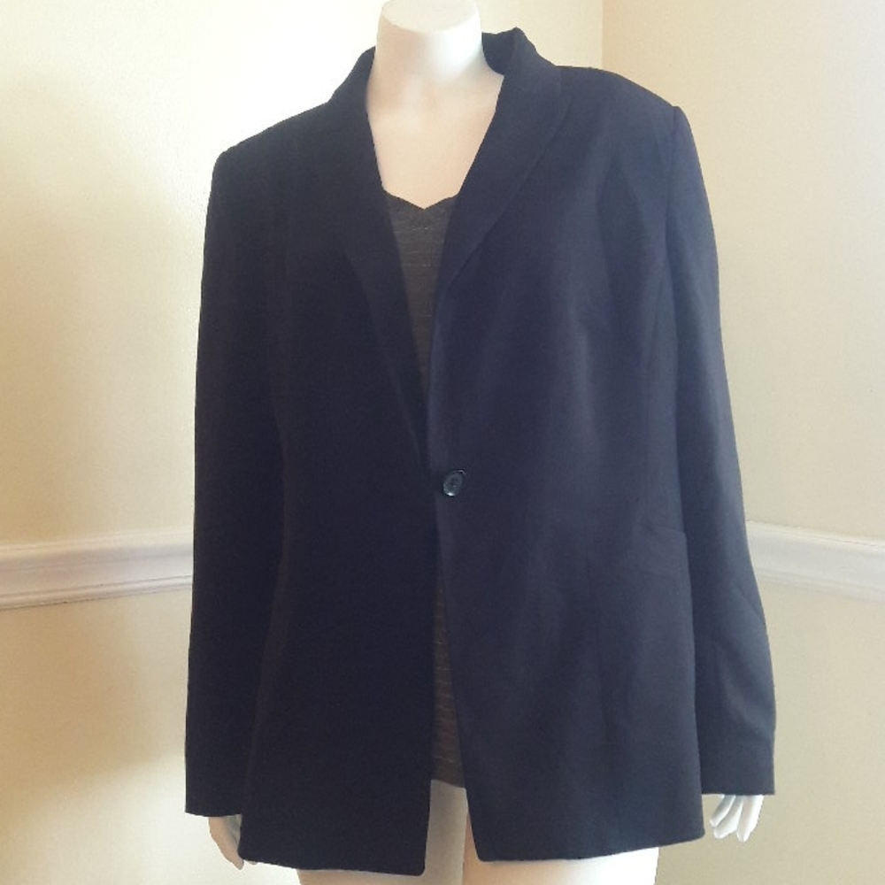 NWT Liz Claiborne NY Black blazer size L